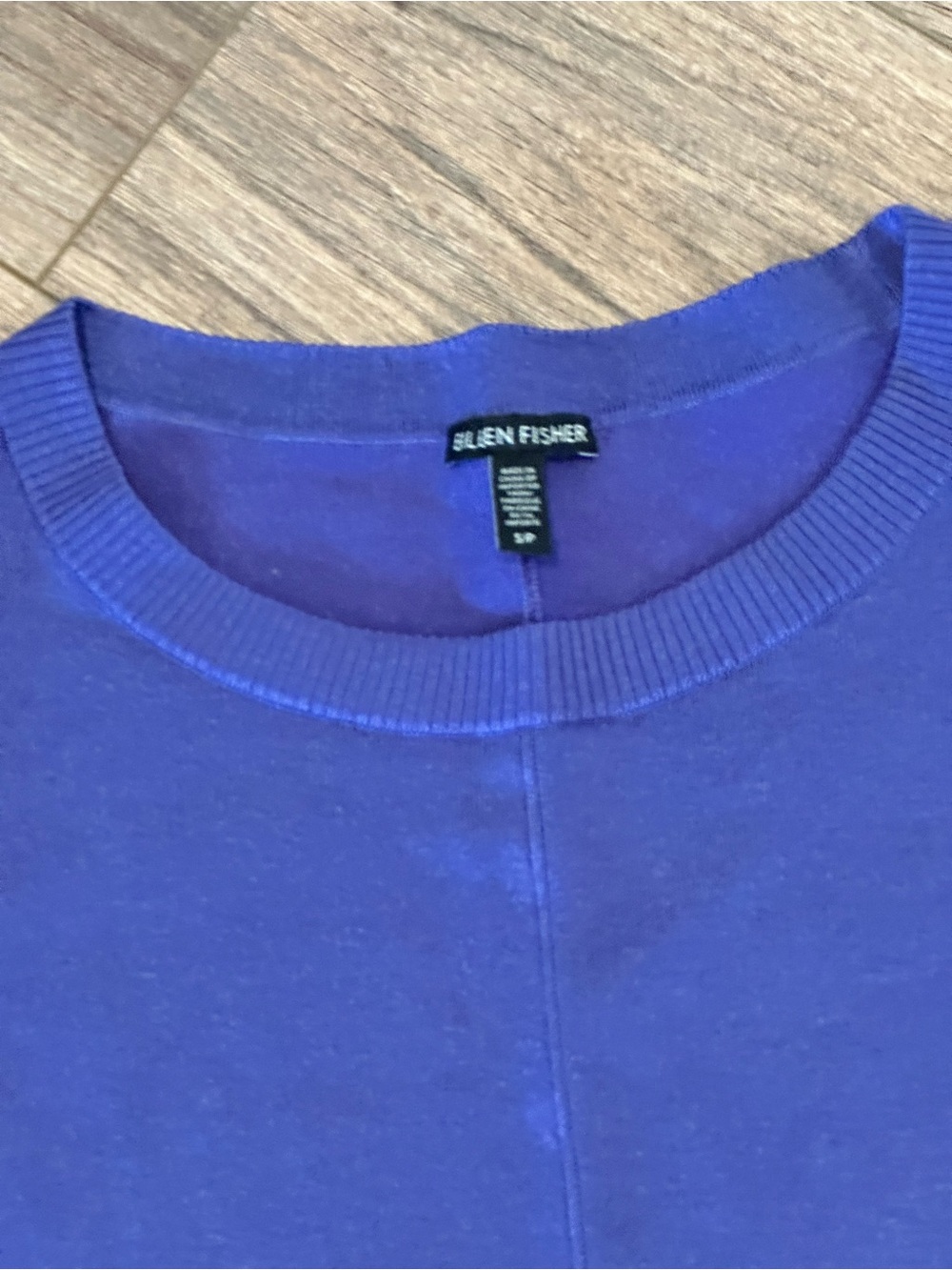Eileen Fisher Cozy Tencel Stretch Round Neck Long Sleeve Tunic Size Small - Picture 6 of 9
